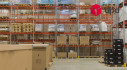 Work at the central sorting office of the DPD postal warehouse near Lodz