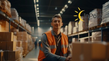 Work at the main warehouse of InPost