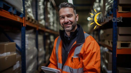 Work at the main warehouse of InPost